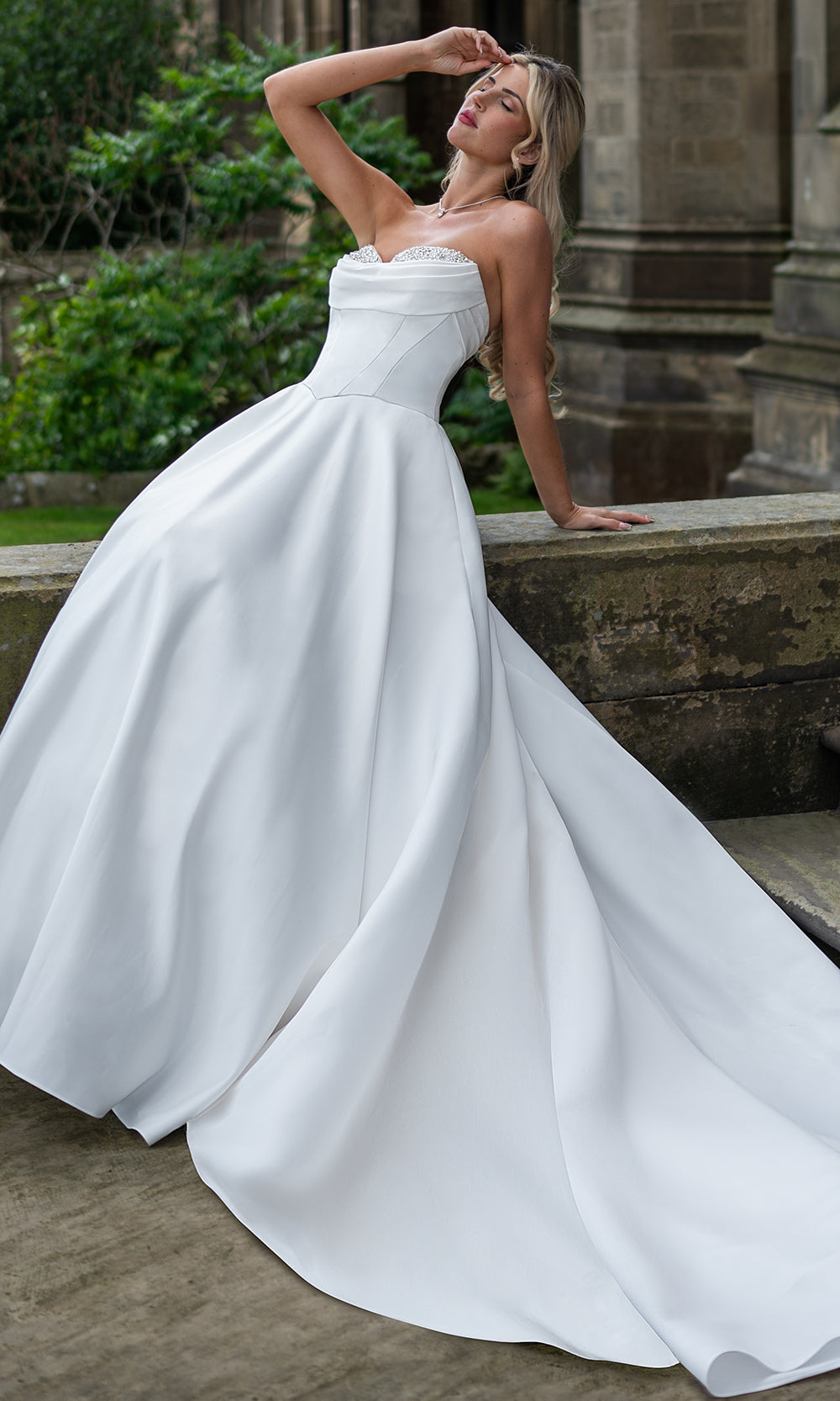 Rachel Allan RB2242 - Minimalist Strapless Bridal Gown Wedding Dresses in Ivory