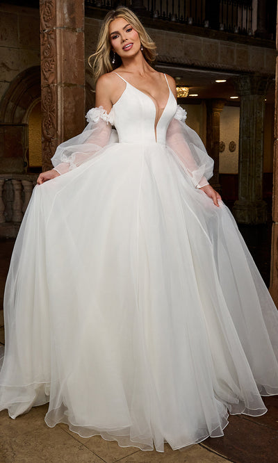 Rachel Allan RB3219 - Organza A?Line Wedding Dress Bridal Dresses