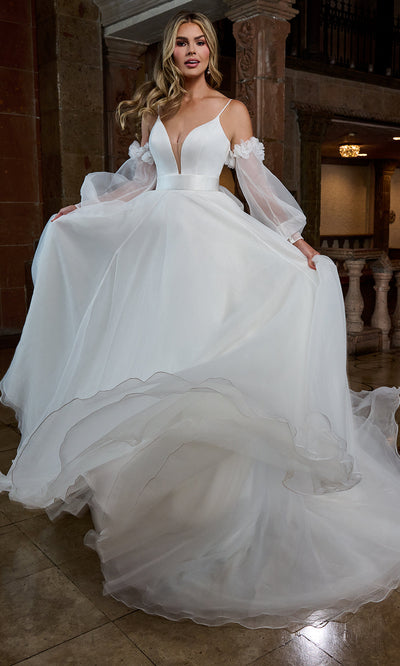Rachel Allan RB3219 - Organza A?Line Wedding Dress Bridal Dresses