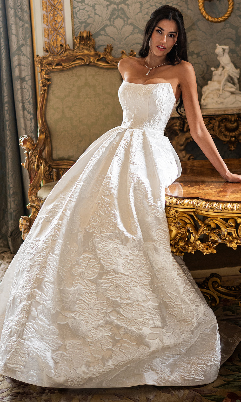 Rachel Allan RB3240 - Classic Bridal Ball Gown Wedding Dresses in Ivory
