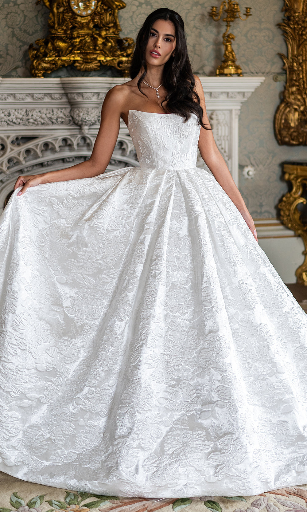 Rachel Allan RB3240 - Classic Bridal Ball Gown Wedding Dresses in Ivory