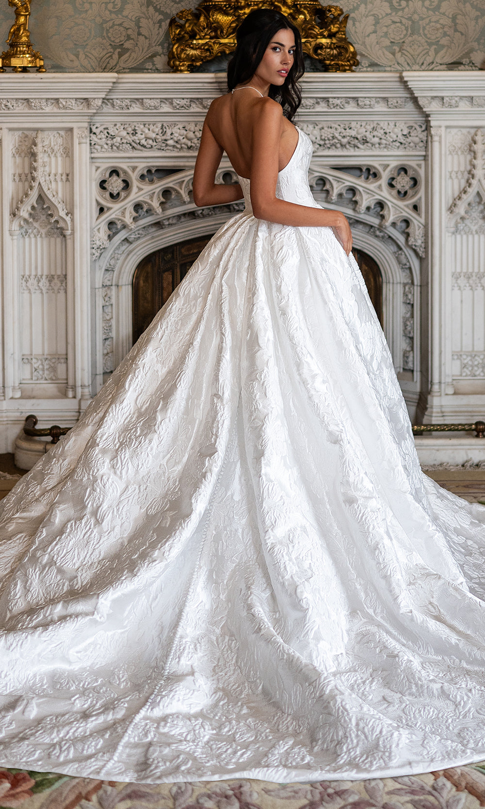 Rachel Allan RB3240 - Classic Bridal Ball Gown Wedding Dresses in Ivory