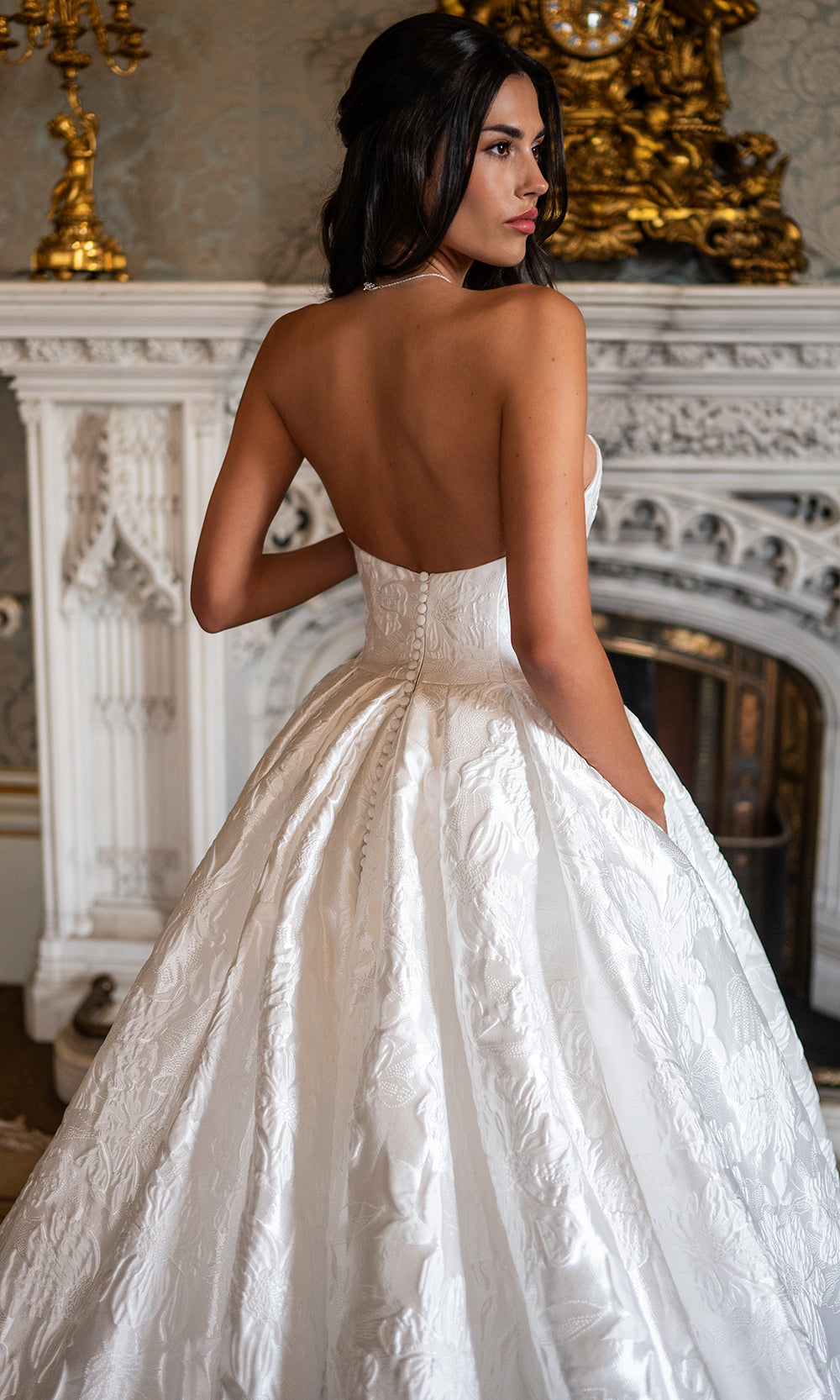 Rachel Allan RB3240 - Classic Bridal Ball Gown Wedding Dresses in Ivory