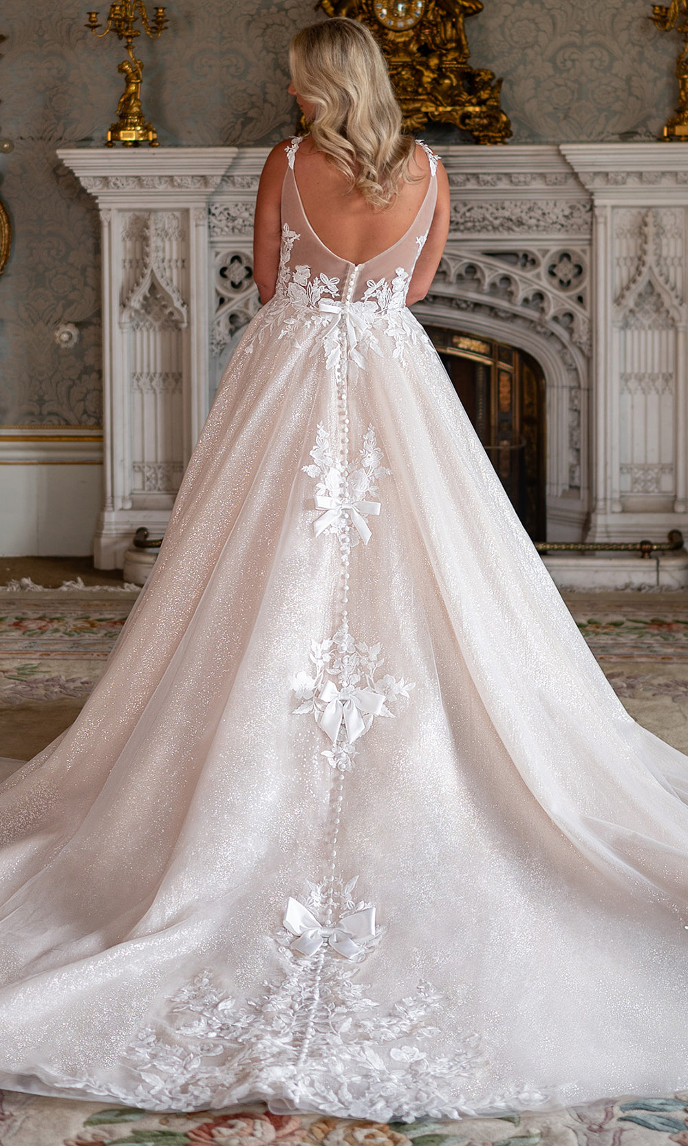Rachel Allan RB3244 - Illusion Back Lace Wedding Dress Wedding Dresses