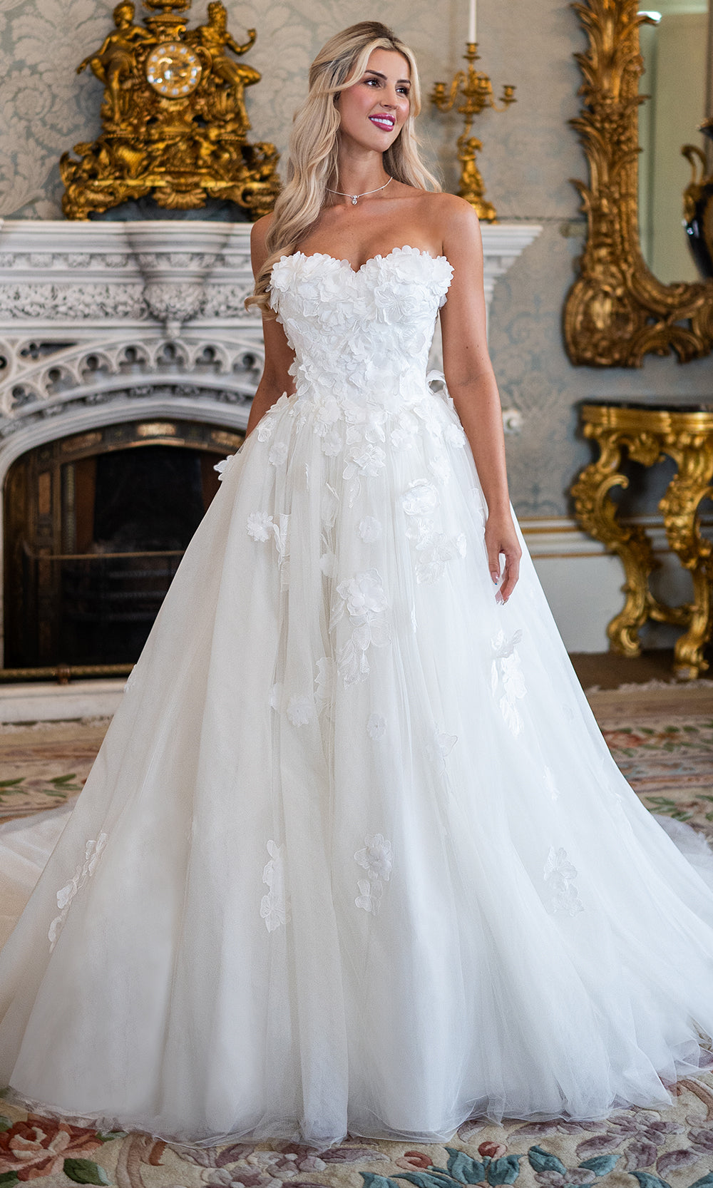 Rachel Allan RB3252 - Sweetheart Tulle Bridal Ball Gown Wedding Dresses in Ivory