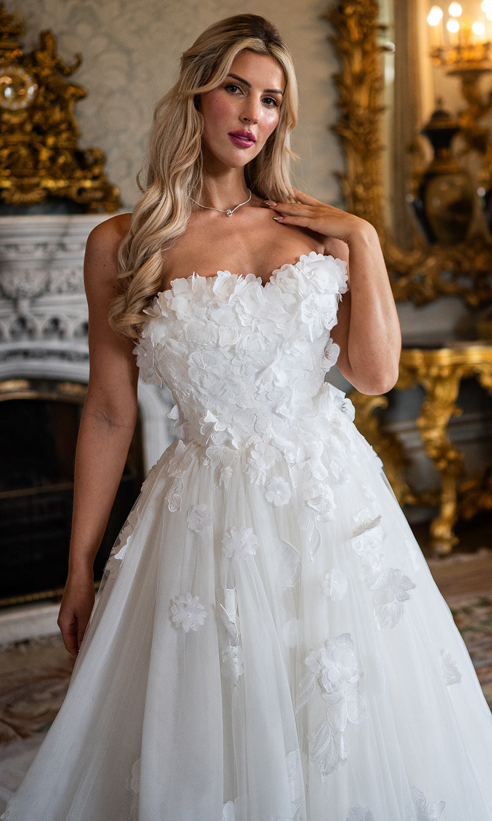 Rachel Allan RB3252 - Sweetheart Tulle Bridal Ball Gown Wedding Dresses in Ivory