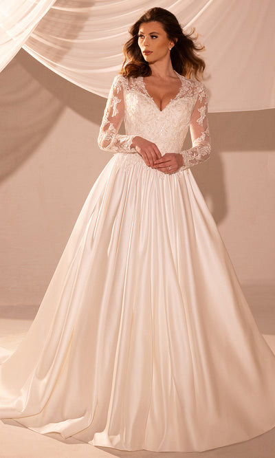 Rachel Allan RB4215 - Illusion Back Lace Bridal Gown Wedding Dresses