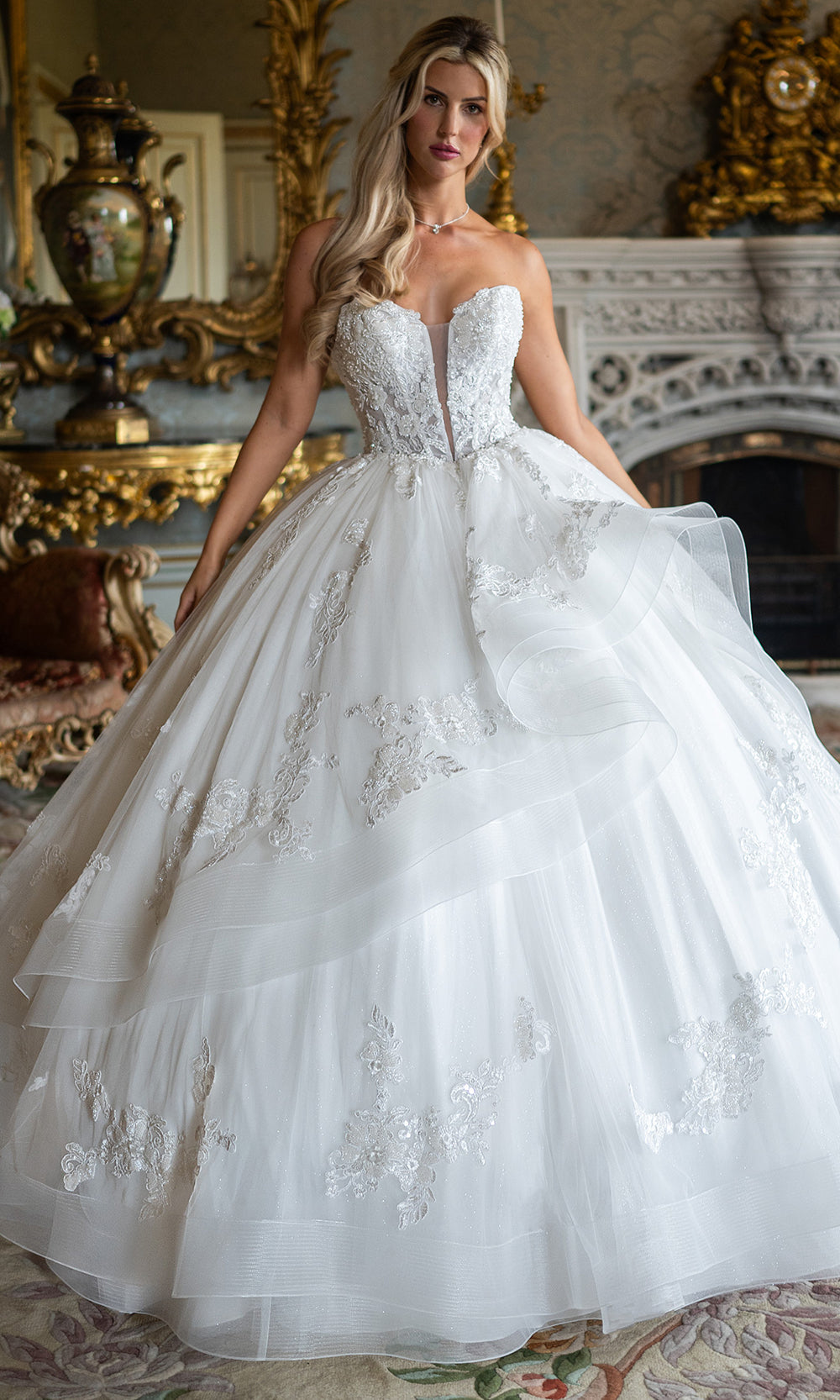 Rachel Allan RB4235 - Romantic Tulle Ball Gown Bridal Dress Wedding Dresses