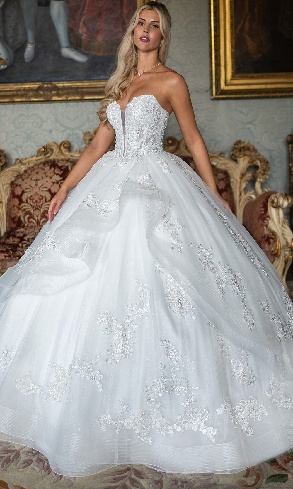 Rachel Allan RB4235 - Romantic Tulle Ball Gown Bridal Dress Wedding Dresses