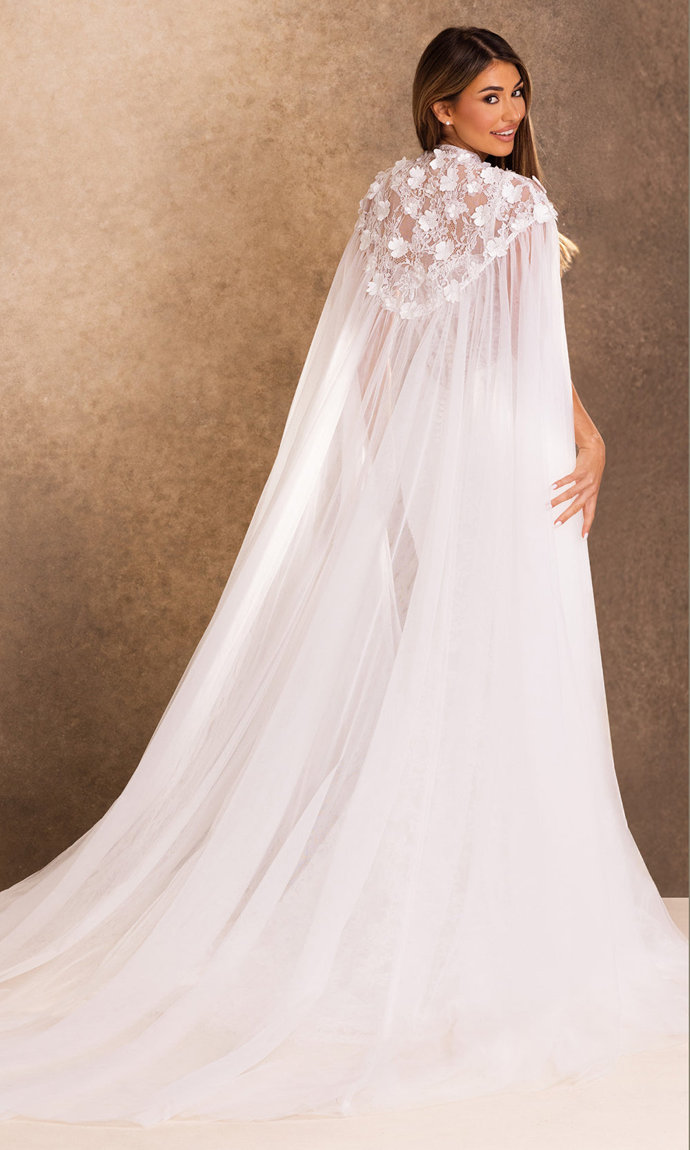 Rachel Allan Bridal RB4253 - Allover Lace Square Sheath Gown Wedding Dresses in Ivory    