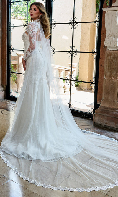 Rachel Allan RB5093 - Strapless Beaded Appliqued Wedding Gown Wedding Dresses