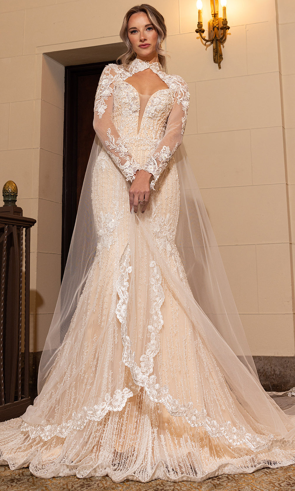 Rachel Allan RB5093 - Strapless Beaded Appliqued Wedding Gown Wedding Dresses