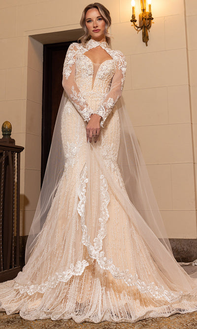 Rachel Allan RB5093 - Strapless Beaded Appliqued Wedding Gown Wedding Dresses