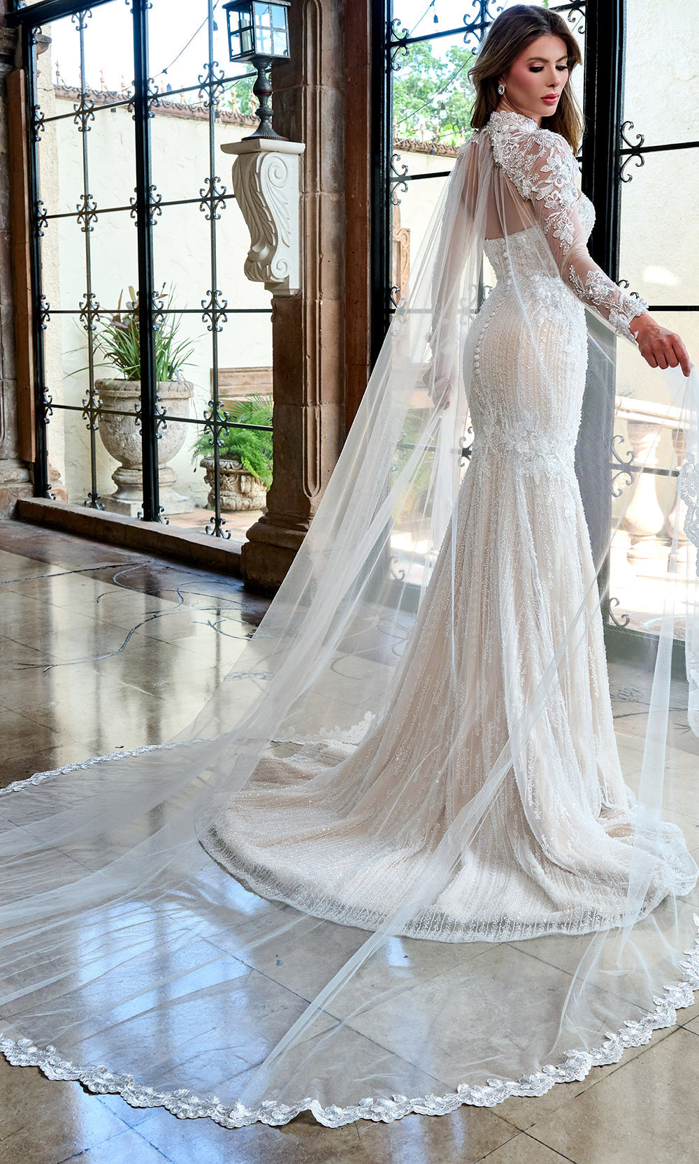 Rachel Allan RB5093 - Strapless Beaded Appliqued Wedding Gown Wedding Dresses