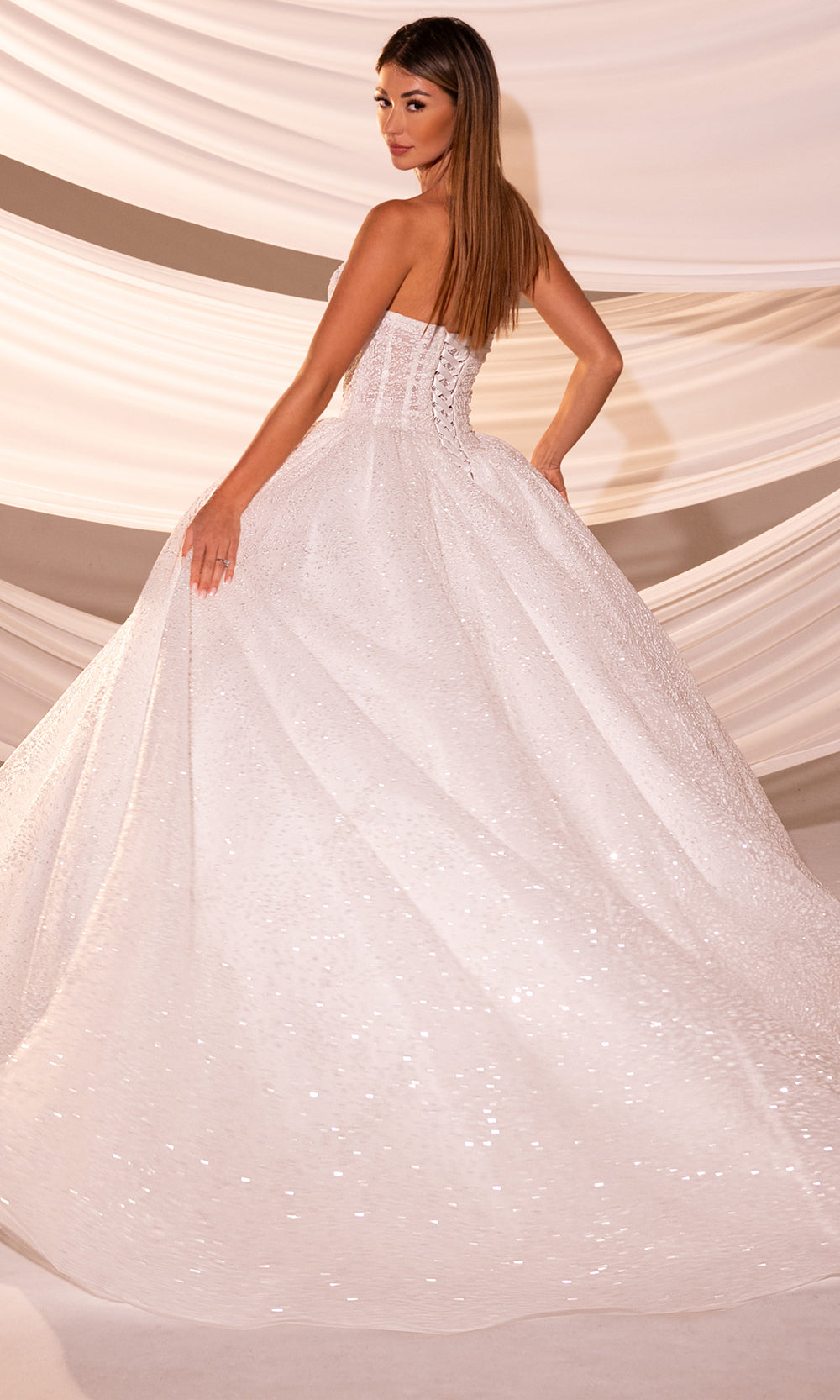 Rachel Allan RB5110 - Sparkling Sweetheart Bridal Gown Ball Gowns