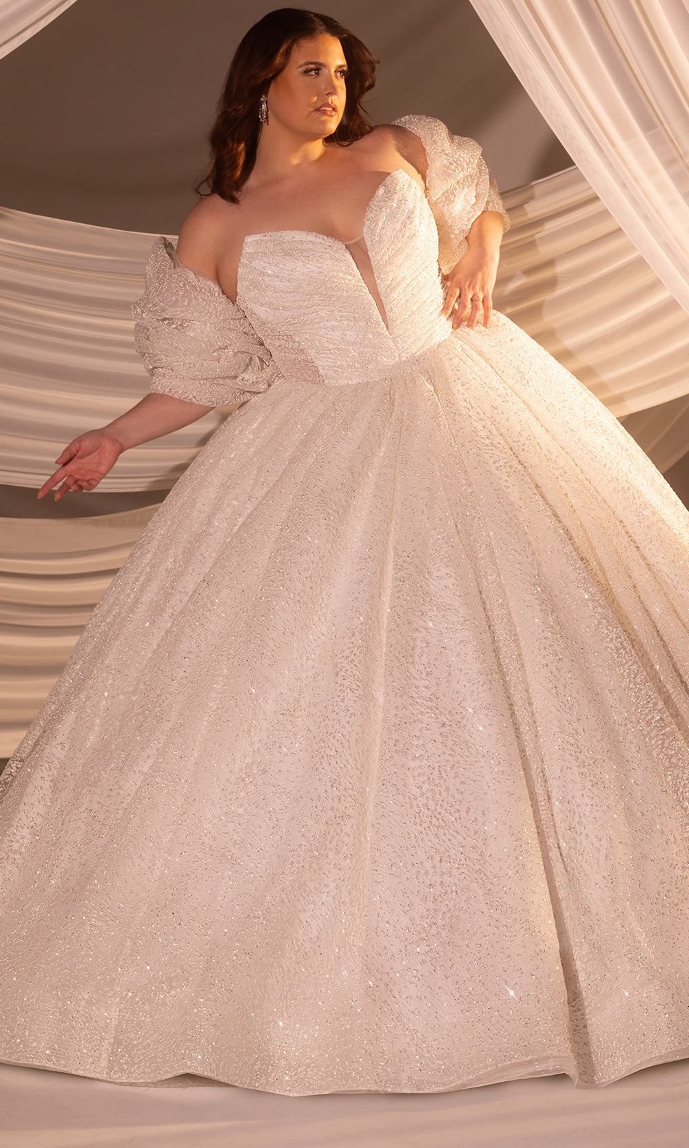 Rachel Allan RB5110 - Sparkling Sweetheart Bridal Gown Ball Gowns