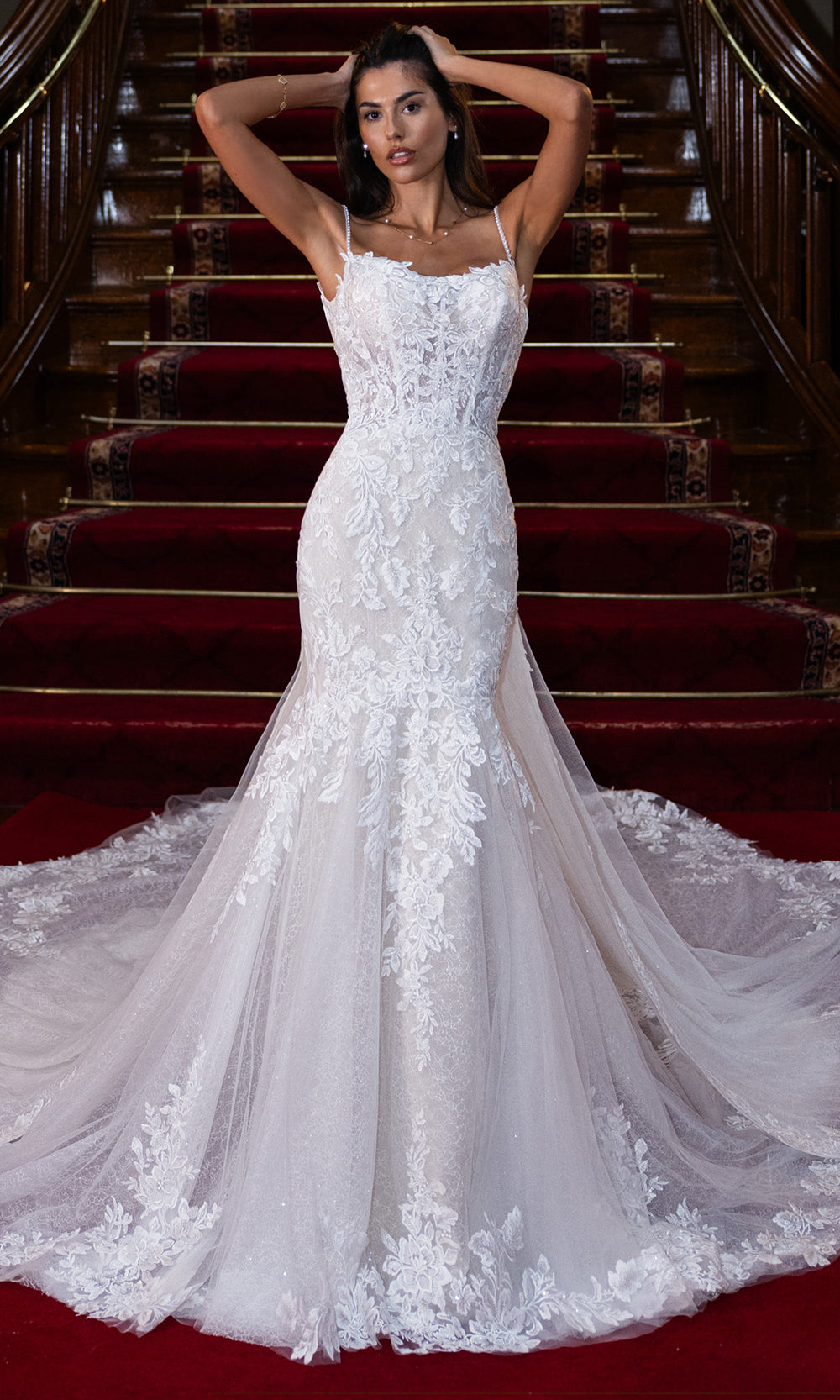 Rachel Allan RB5121 - Spaghetti Strap Lace Wedding Dress Wedding Dresses