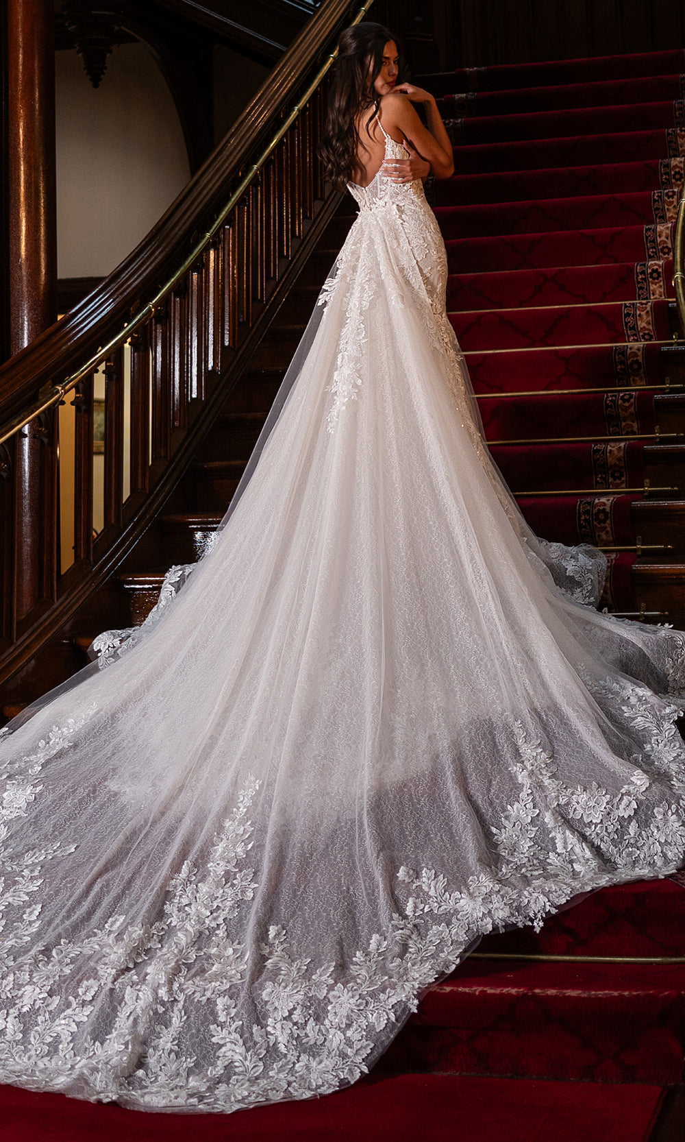 Rachel Allan RB5121 - Spaghetti Strap Lace Wedding Dress Wedding Dresses