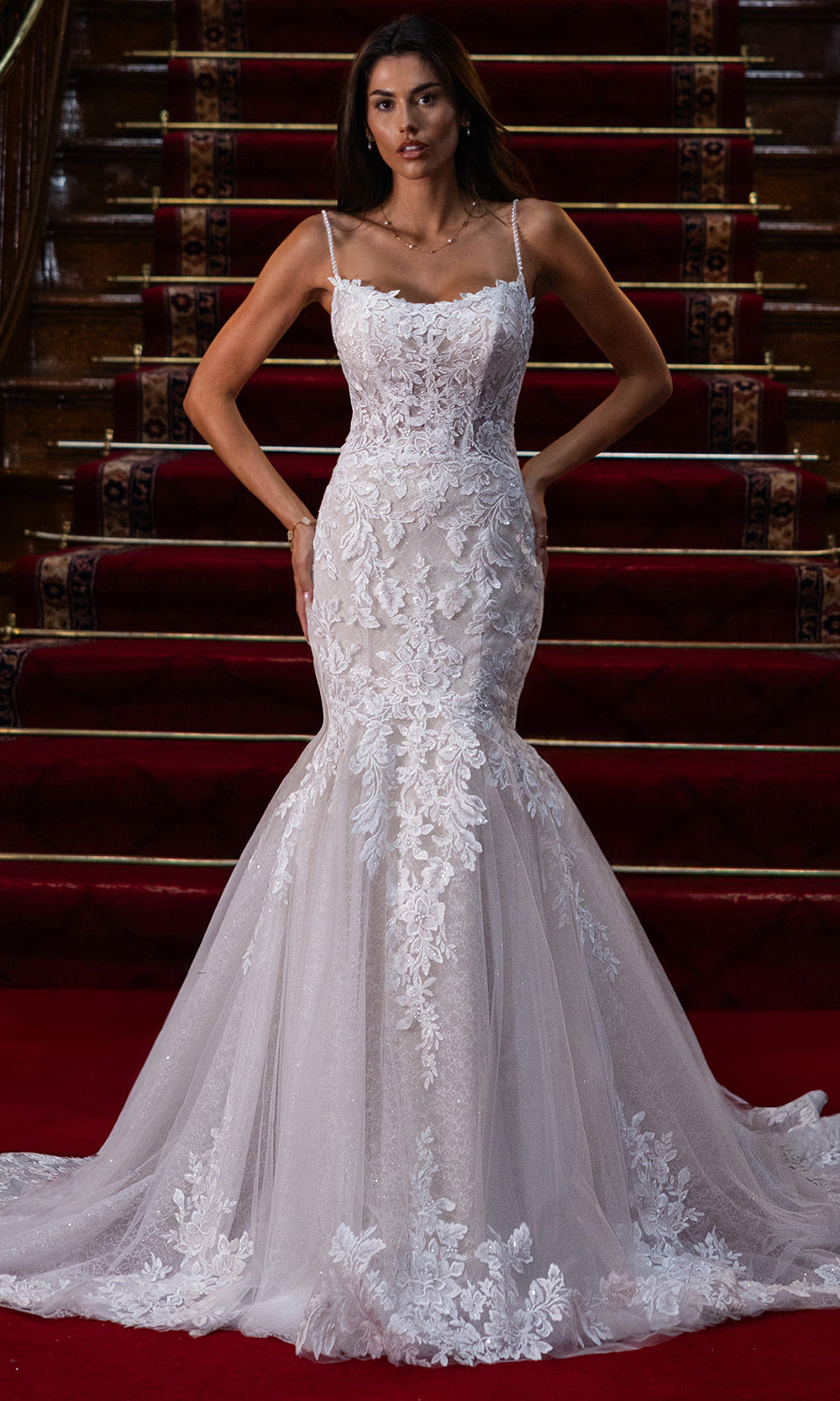 Rachel Allan RB5121 - Spaghetti Strap Lace Wedding Dress Wedding Dresses
