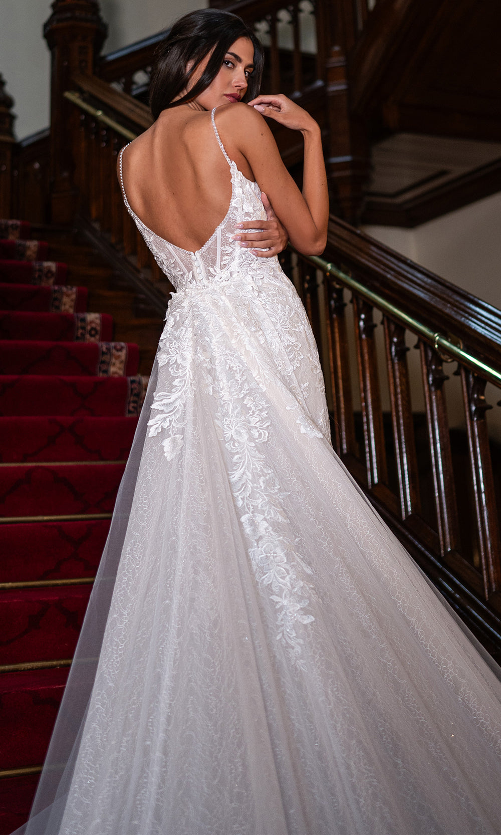 Rachel Allan RB5121 - Spaghetti Strap Lace Wedding Dress Wedding Dresses