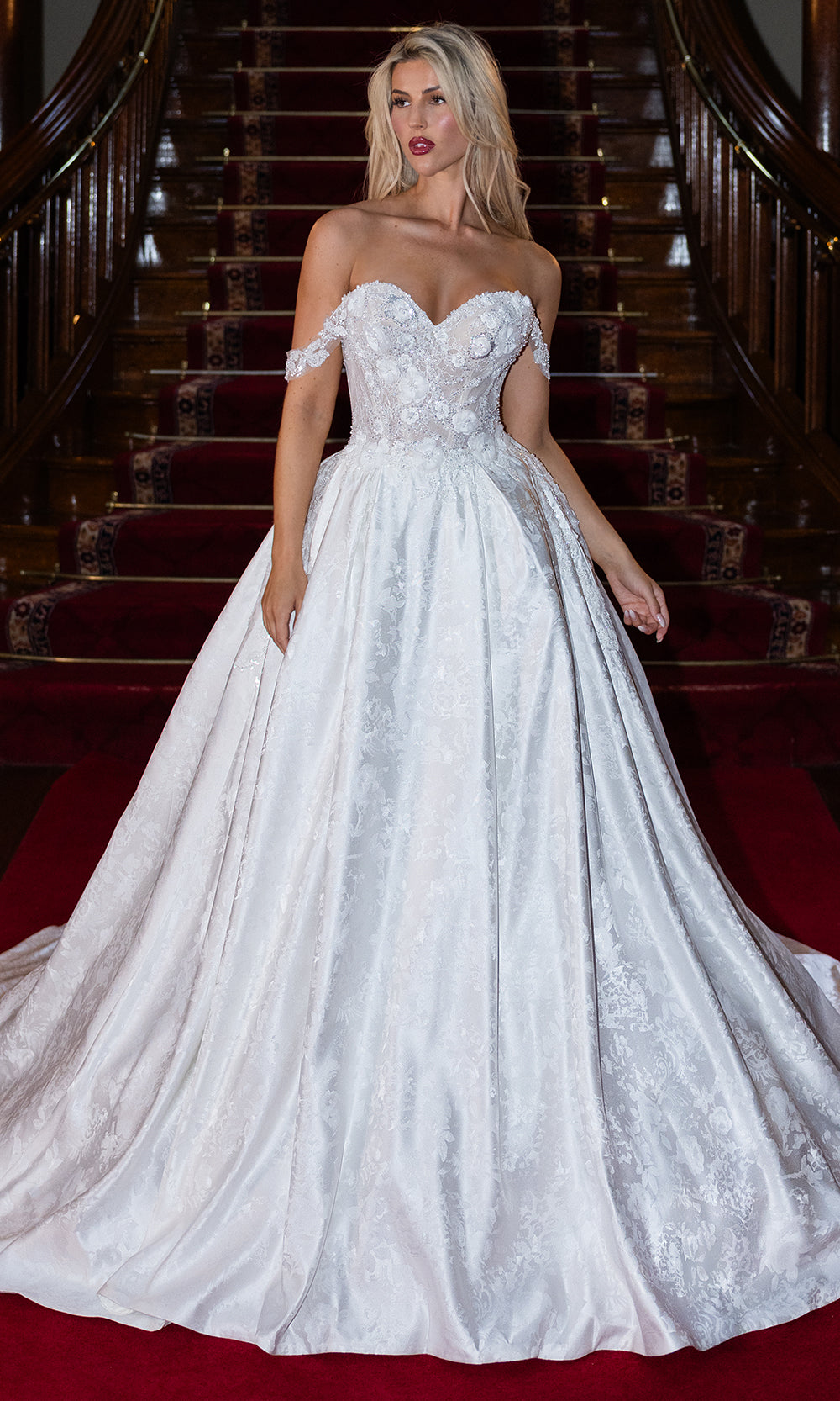 Rachel Allan RB5122 - Lace Bodice Wedding Dress Wedding Dresses in Ivory Nude