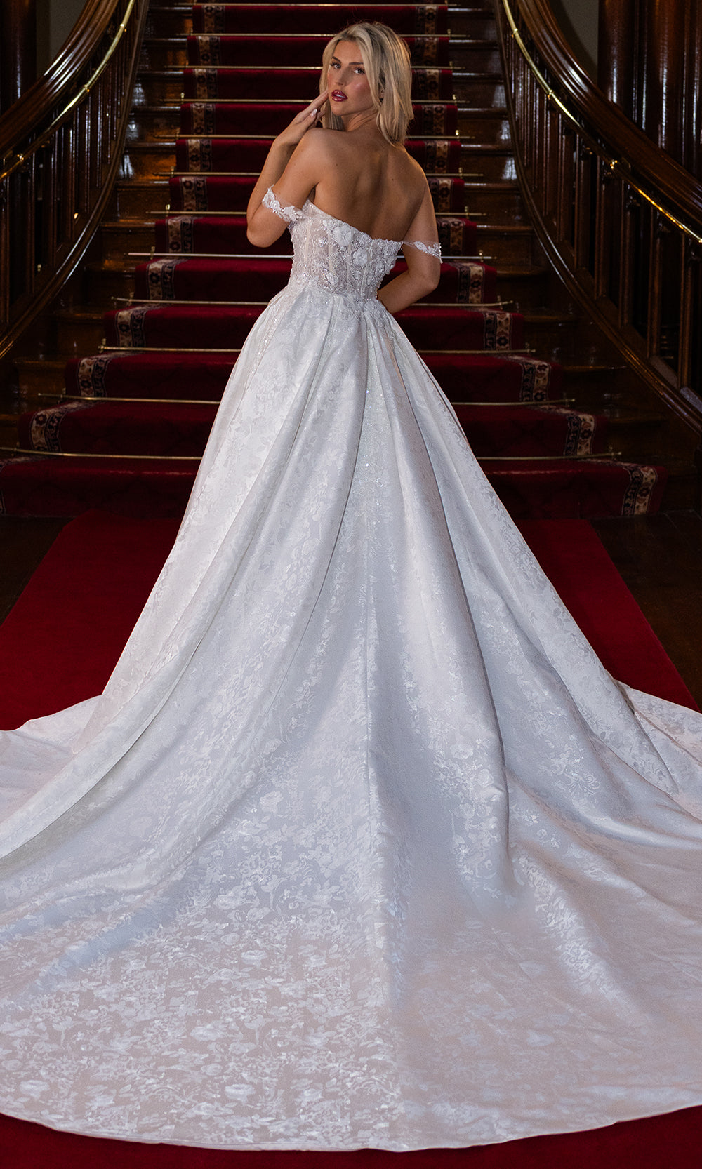 Rachel Allan RB5122 - Lace Bodice Wedding Dress Wedding Dresses in Ivory Nude