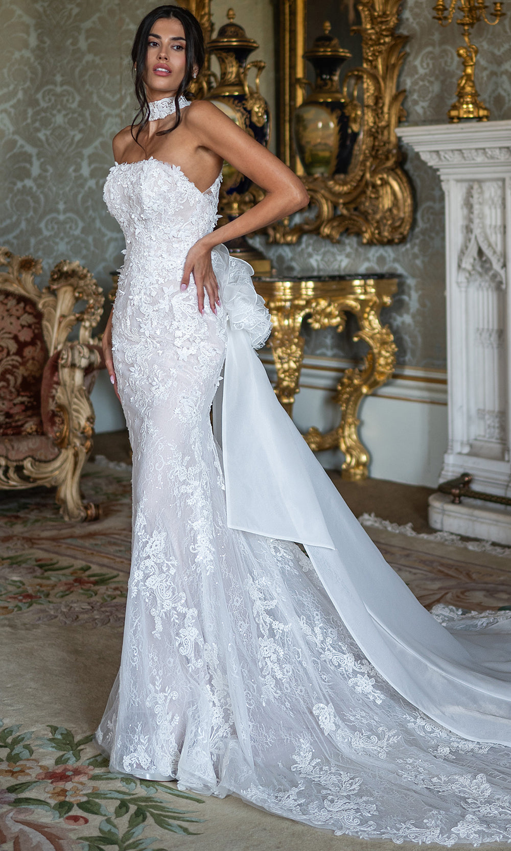 Rachel Allan RB5125 - Strapless Lace Wedding Dress Wedding Dresses