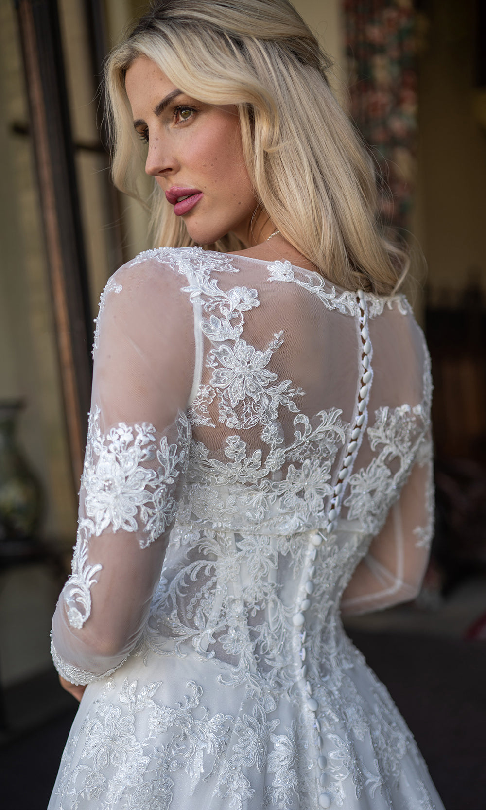 Rachel Allan RB5132 - Illusion Lace Bridal Gown Wedding Dresses