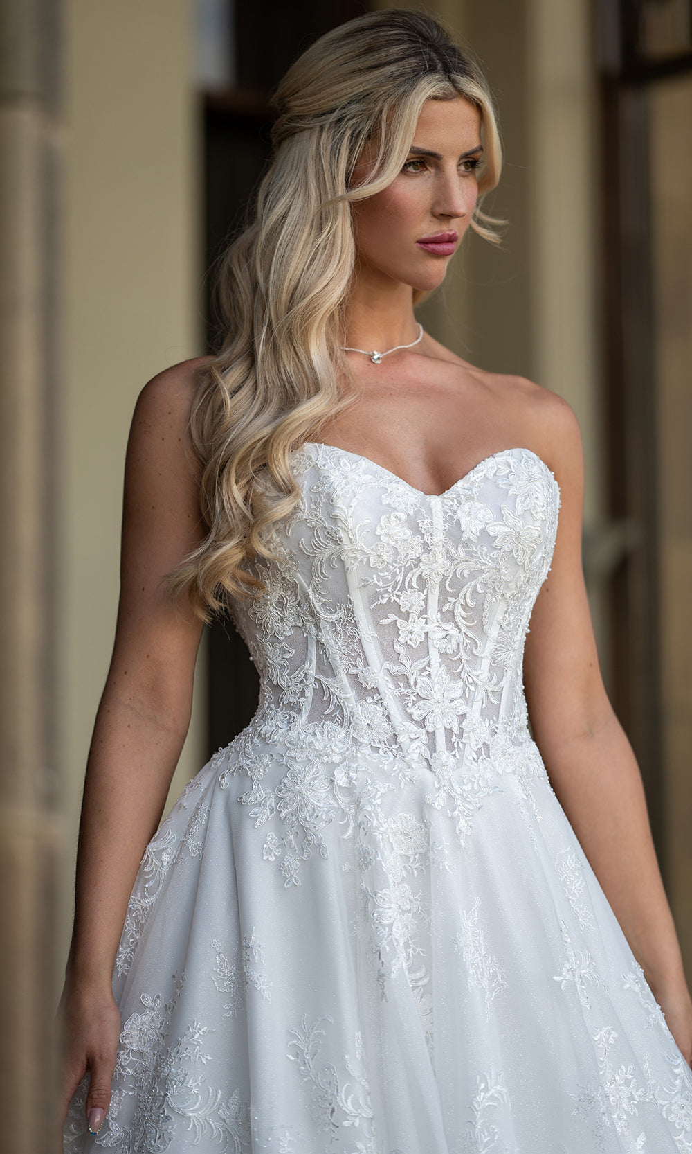 Rachel Allan RB5132 - Illusion Lace Bridal Gown Wedding Dresses
