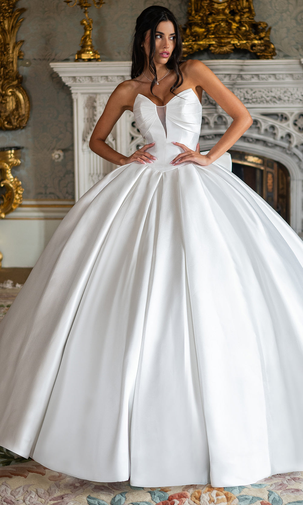 Rachel Allan RB6190 - Couture Inspired Strapless Bridal Gown Wedding Dresses