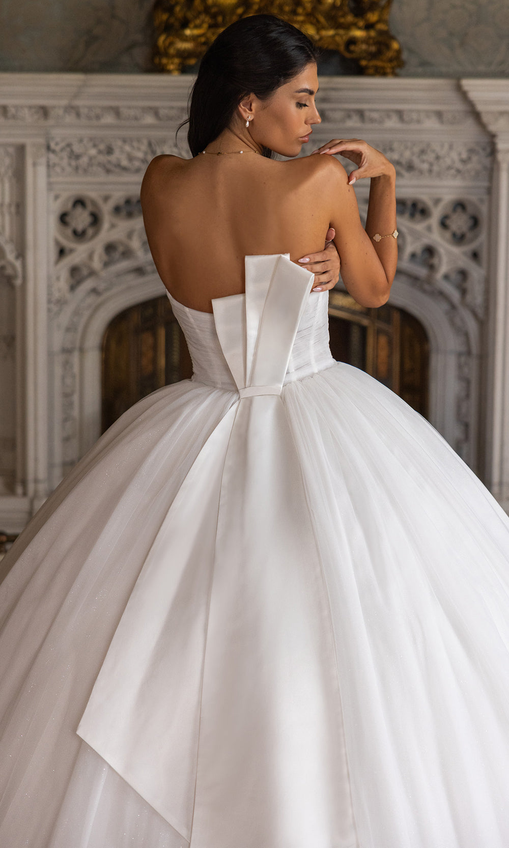 Rachel Allan RB6194 - Corset Bodice Tulle Ball Gown Wedding Dresses