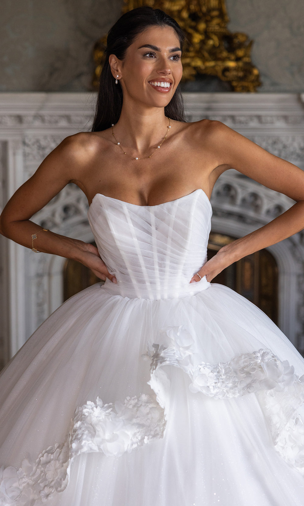 Rachel Allan RB6194 - Corset Bodice Tulle Ball Gown Wedding Dresses