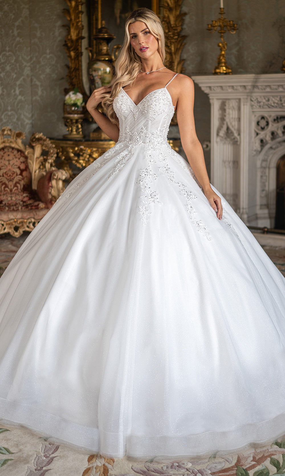 Rachel Allan RB6196 - Sweetheart Lace Bridal Ball Gown Wedding Dresses