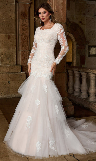 Rachel Allan RB7005 - Square Neck Bridal Mermaid Dress Bridal Dresses