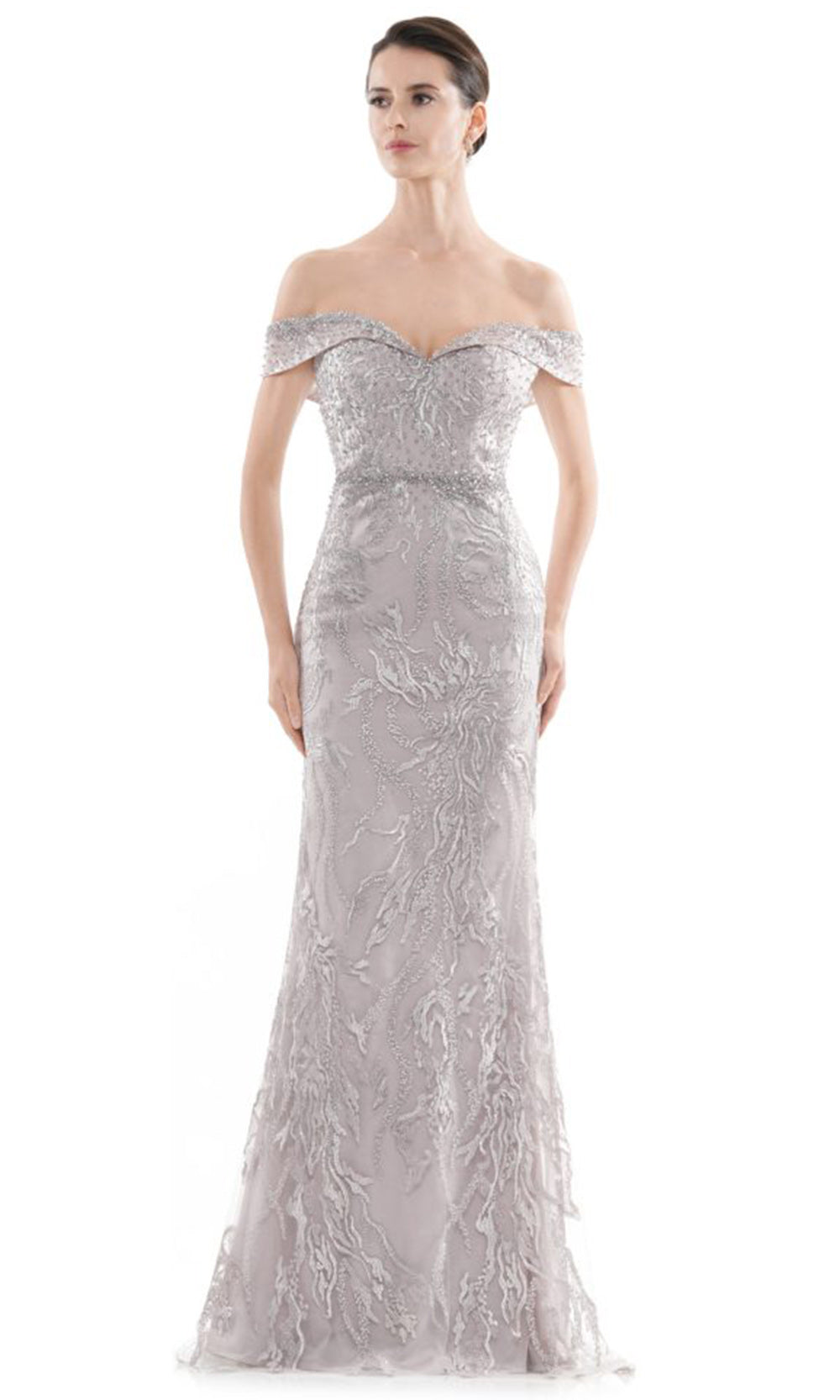Rina di Montella RD2713-1 - Off Shoulder Sweetheart Embroidered Dress Mother of the Bride Dresses