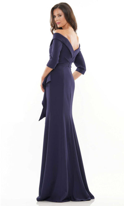 Rina di Montella RD2733-1 - Three-Quarter Sleeve Beaded Accent Dress Mother of the Bride Dresses