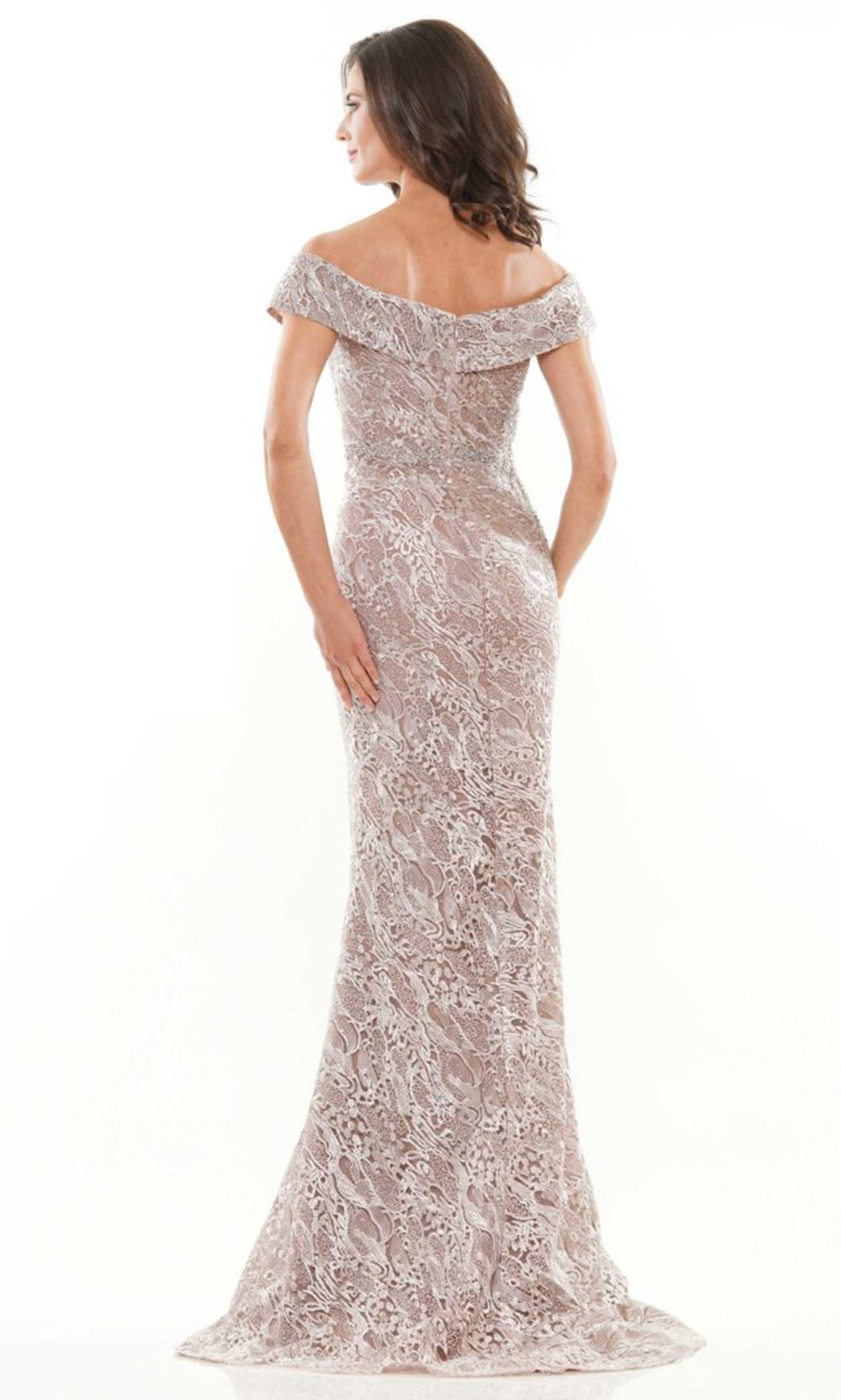 Rina di Montella RD2740-1 - Fitted Lace Sheath Evening Dress Mother of the Bride Dresses