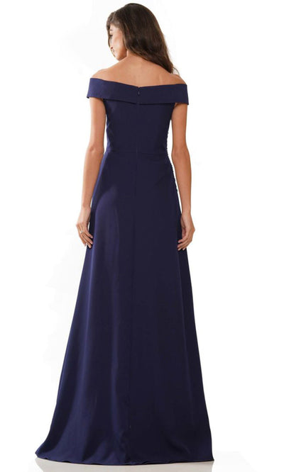 Rina di Montella RD2806-1 - Straight Neckline Embellished Formal Dress Mother of the Bride Dresses