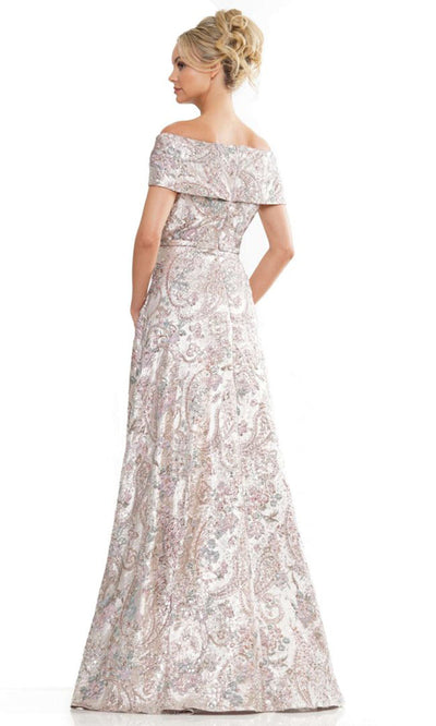 Rina di Montella RD2986-1 - A-line Skirt Jacquard Formal Gown Mother of the Bride Dresses