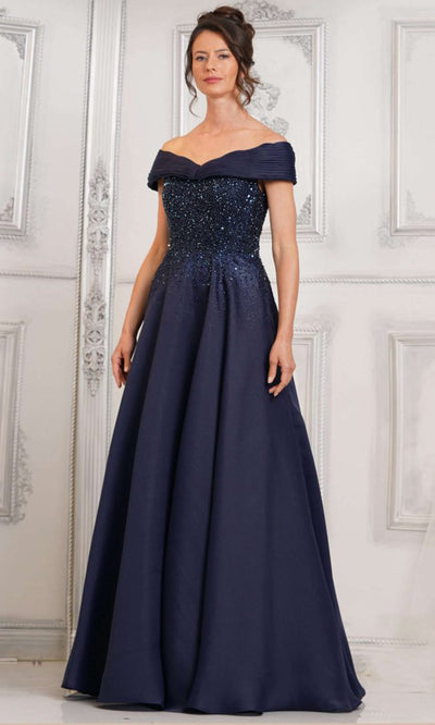 Rina di Montella RD3102-1 - Stunning Beaded A-Line Long Dress Mother of the Bride Dresses