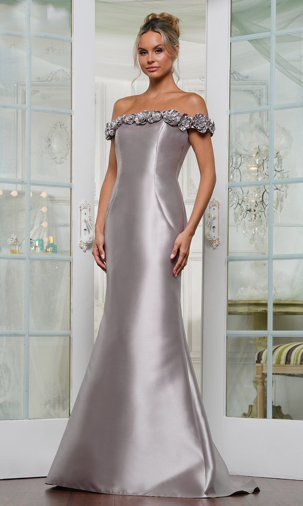 taupe mermaid dress taupe mermaid dress Cameron Blake CB913
