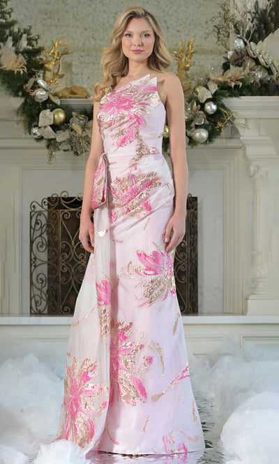 Rina di Montella RD3233-1 - Mermaid Skirt Strapless Asymmetric Dress Mother of the Bride Dresses