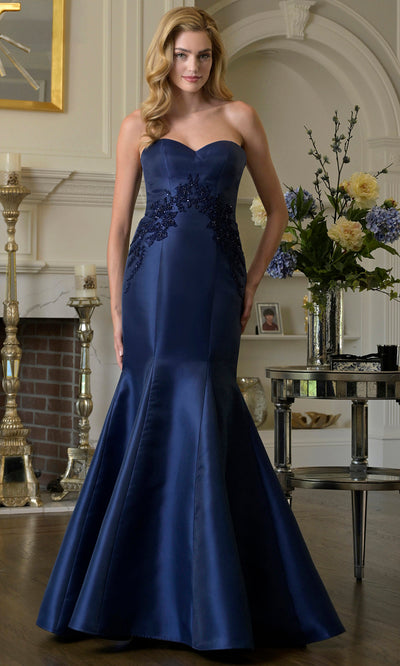 Rina di Montella RD3420-1 - Mermaid Sweetheart Long Gown Formal Gowns