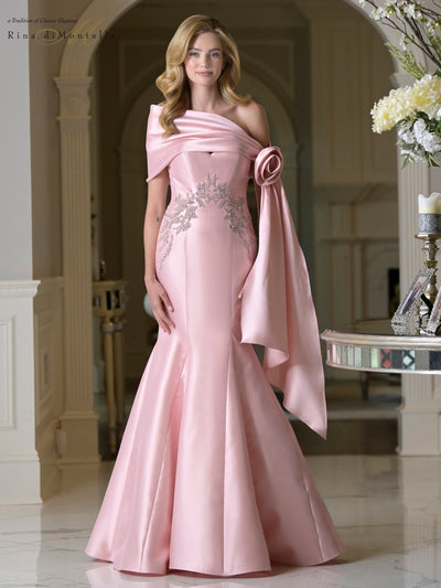 Rina di Montella RD3420 - Mermaid Sweetheart Gown with Beaded Waist Formal Gowns