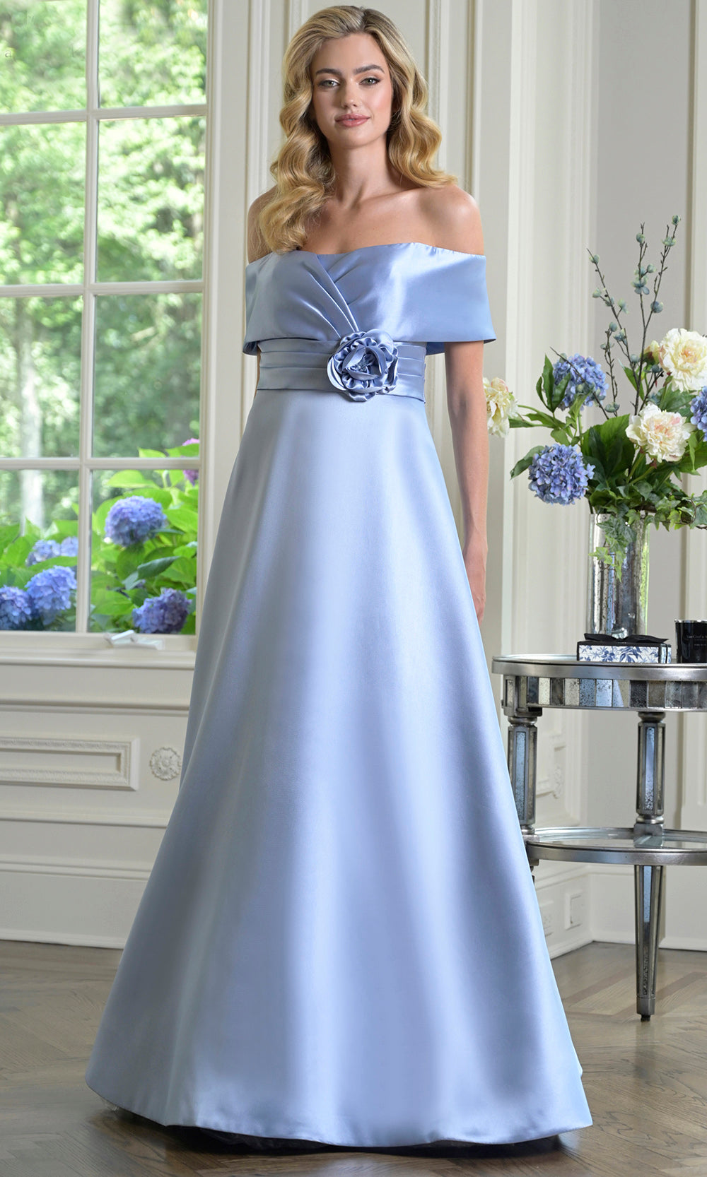 Rina di Montella RD3429-1 - Mikado A-line Formal Gown Formal Gowns