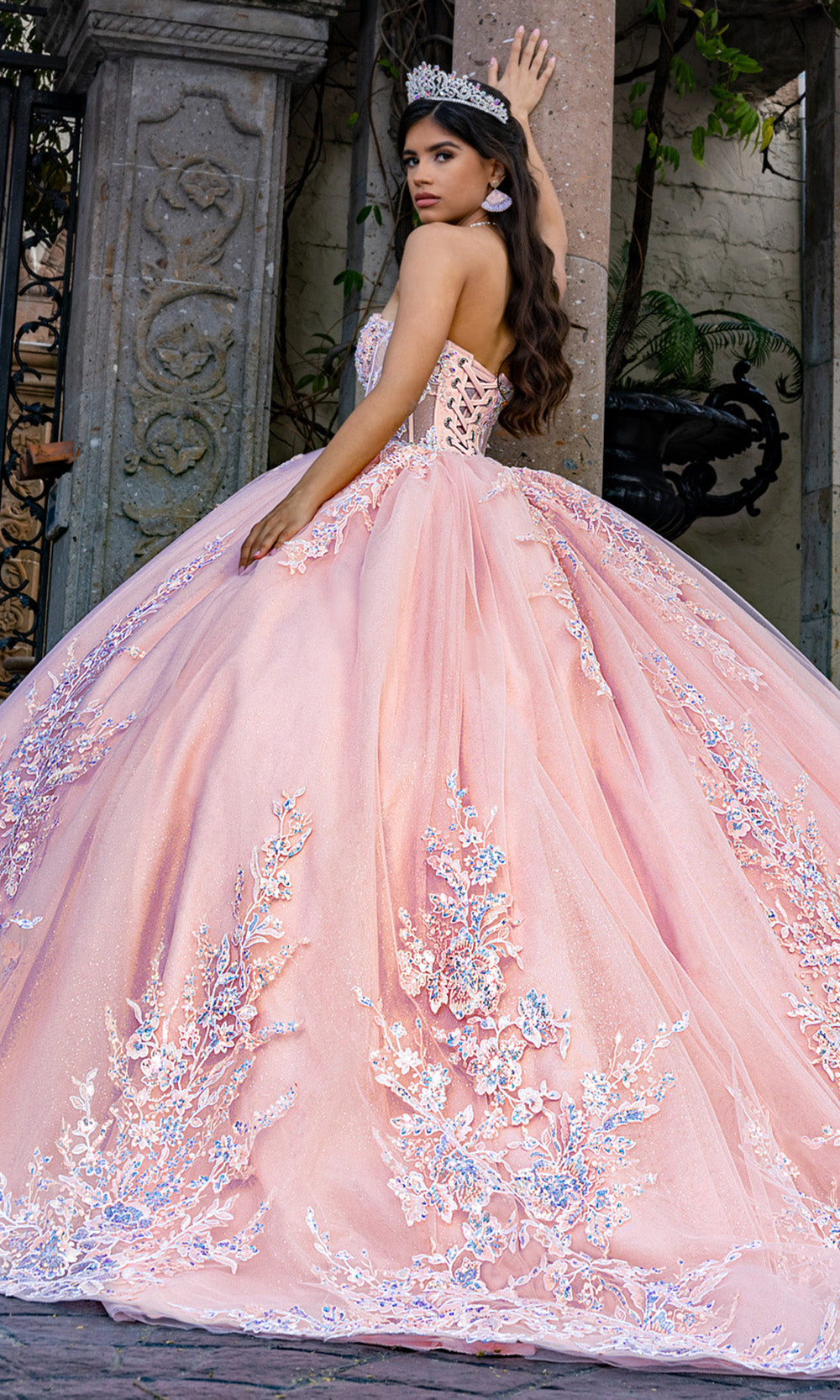 Rachel Allan RQ1169 - Sweetheart Corset Embroidered Quince Gown Quinceanera Dresses