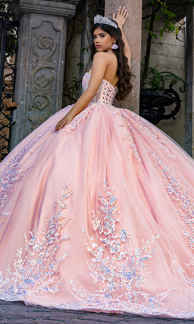 Rachel Allan RQ1169 - Sweetheart Corset Embroidered Quince Gown Quinceanera Dresses
