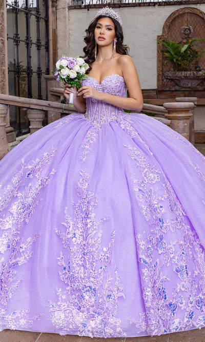 Rachel Allan RQ1169 - Sweetheart Corset Embroidered Quince Gown Quinceanera Dresses