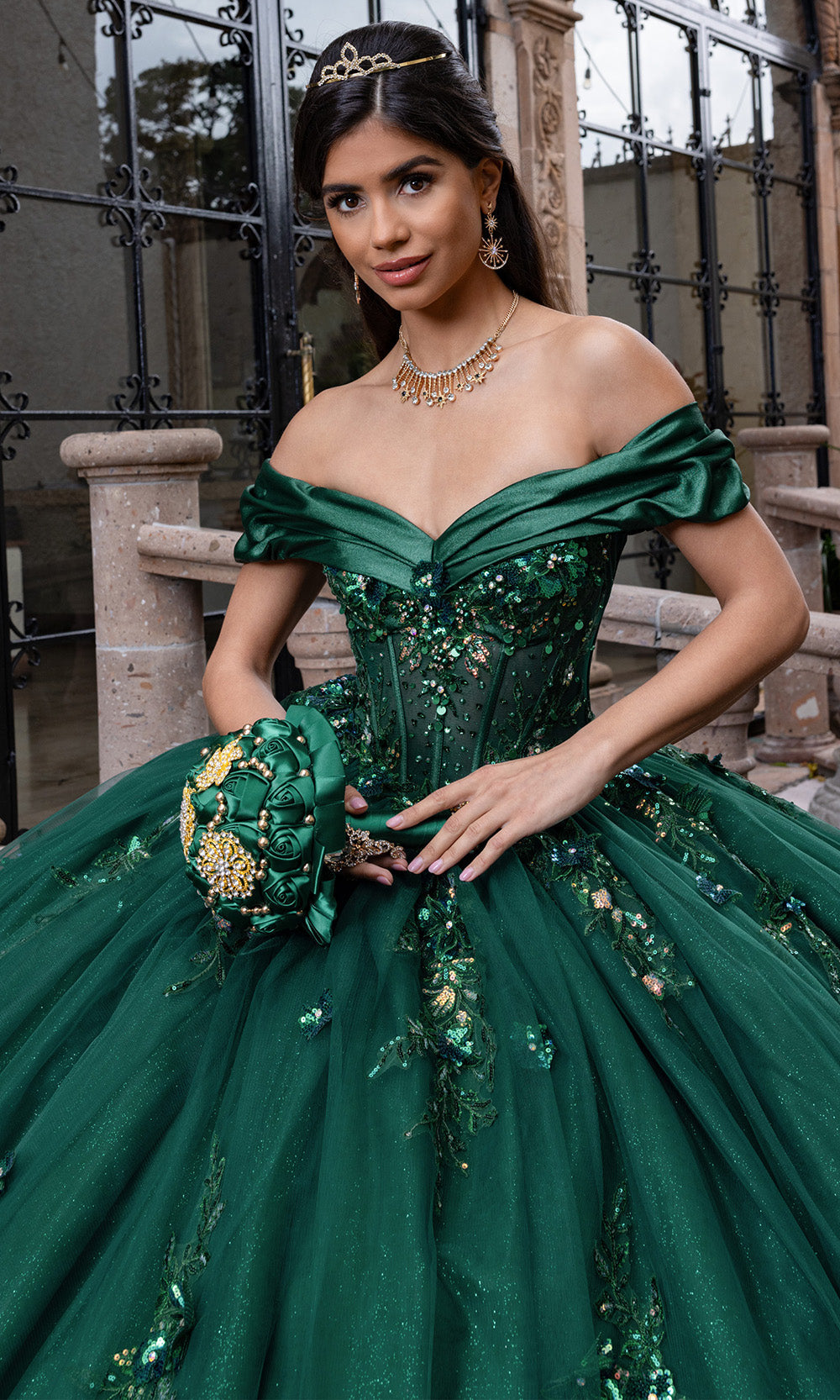Rachel Allan RQ1170 - Illusion Corset Sequin Quinceanera Gown Quinceanera Dresses