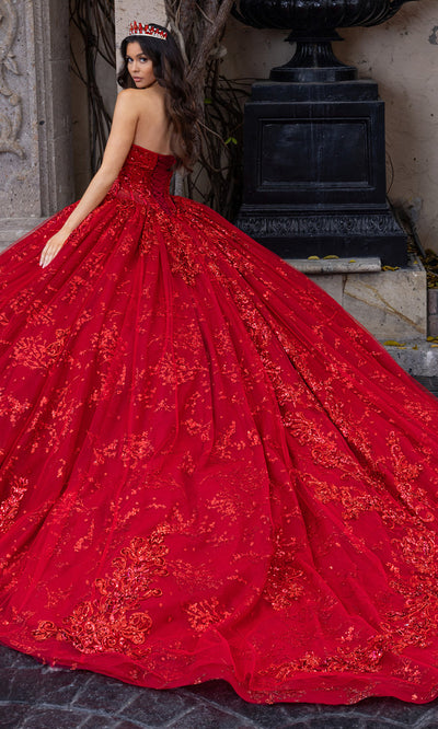 Rachel Allan RQ1172 - Corset Quinceanera Gown with Beaded Detail Quinceanera Dresses